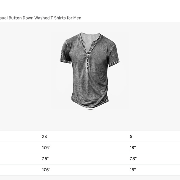 Mens Distressed Henley Shirts Front Placket Retro Short Sleeve Tee Shirts Casual - Picture 6 of 6